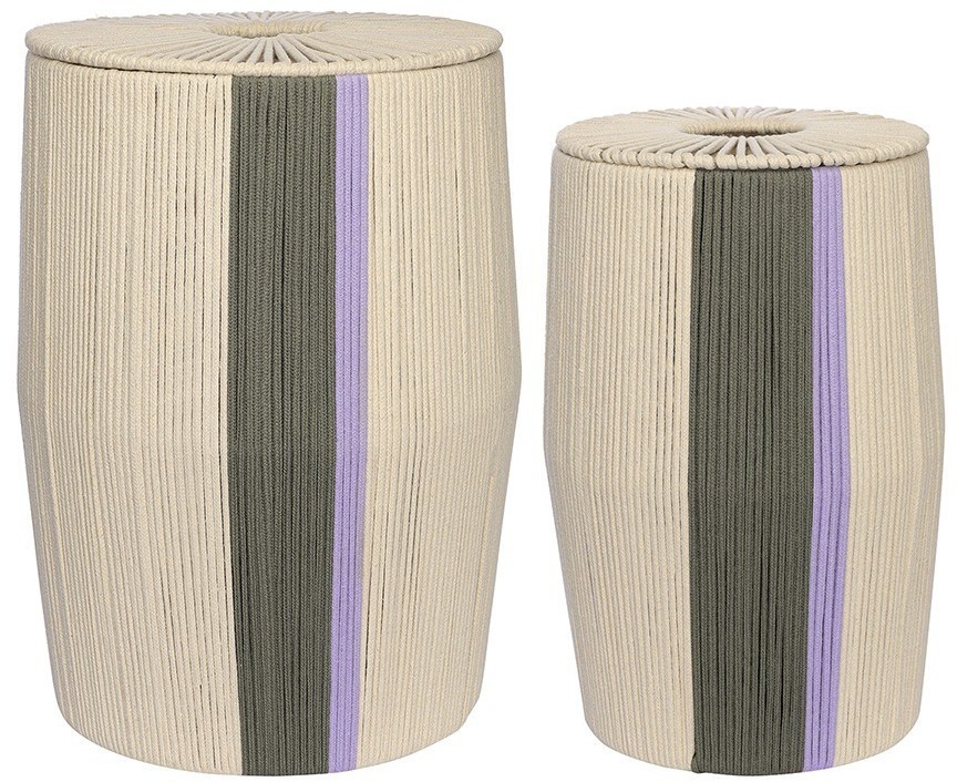 Корзина плетеная conga grey из коллекции ethnic, размер m (77209)