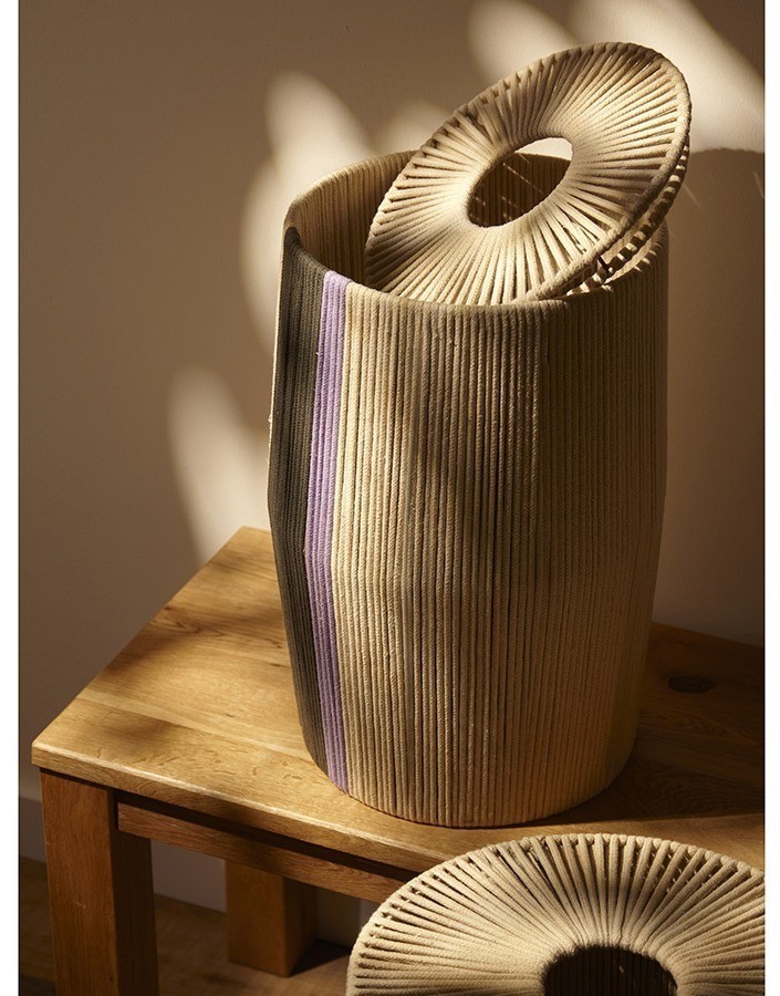 Корзина плетеная conga grey из коллекции ethnic, размер m (77209)