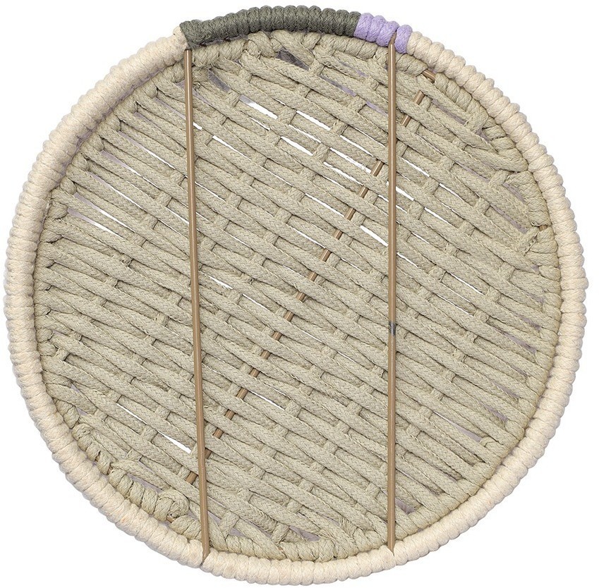 Корзина плетеная conga grey из коллекции ethnic, размер m (77209)