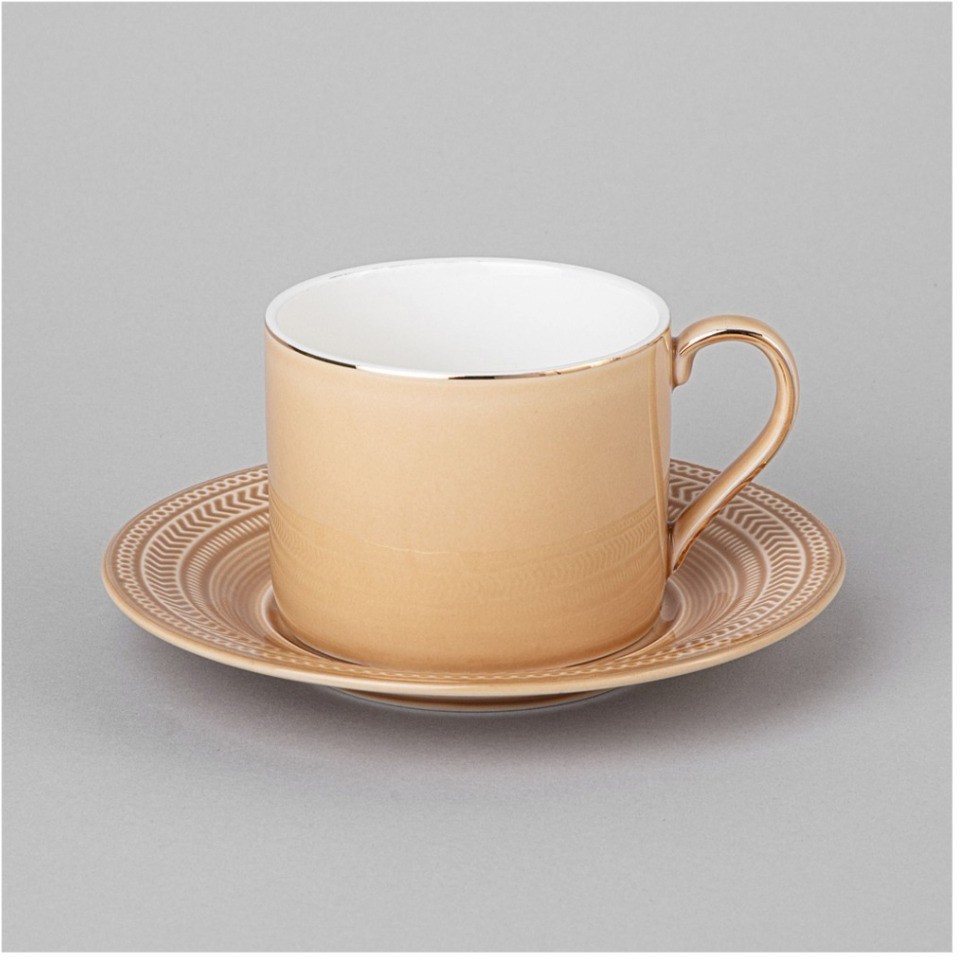 Чайная пара lefard "top style" 250 мл бежевая (42-541)