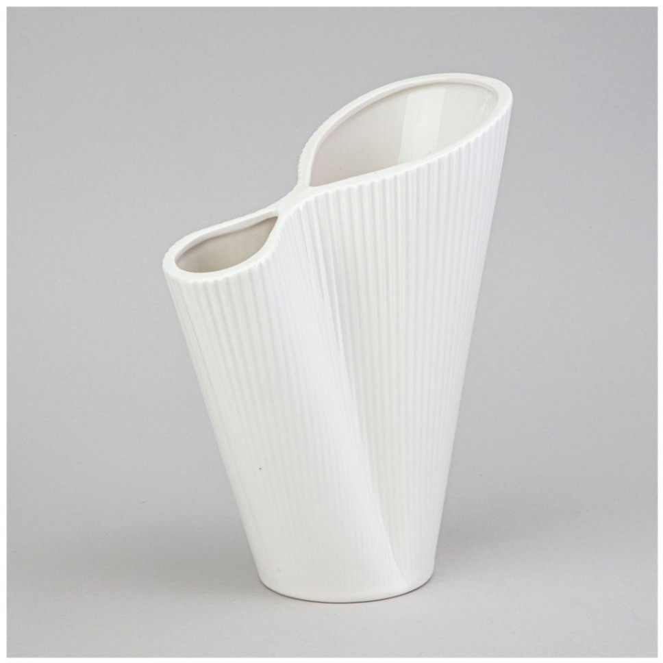 Ваза 17*9.3*21.5см цвет: белый Lefard (374-141)