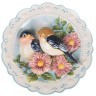 Тарелка декоративная lefard "птицы на ветке" 20.5*4 см (59-059)