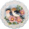 Тарелка декоративная lefard "птицы на ветке" 20.5*4 см (59-059)