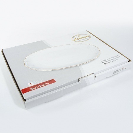 Блюдо сервировочное для подачи керамика 43х30,5х4 LR (90076-402L)