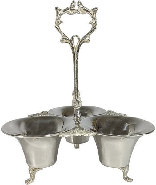 Менажница 12619/S, 12 см, никель, посеребрение, silver, ROOMERS TABLEWARE