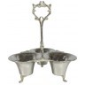Менажница 12619/S, 12 см, никель, посеребрение, silver, ROOMERS TABLEWARE
