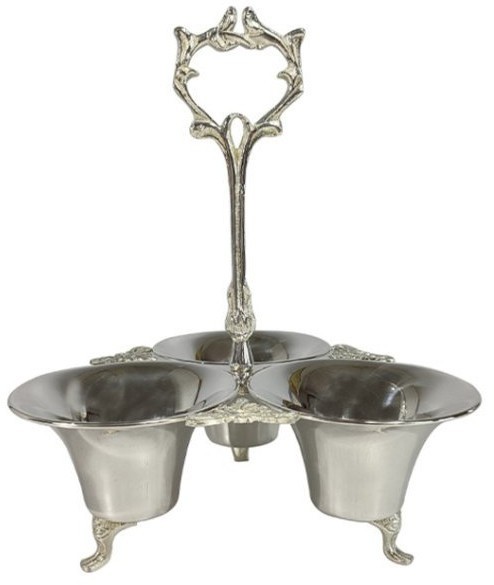 Менажница 12619/S, 12 см, никель, посеребрение, silver, ROOMERS TABLEWARE