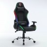 Кресло компьютерное BRABIX Lumen GM-150 RGB подсветка экокожа черное 532801 (94675)