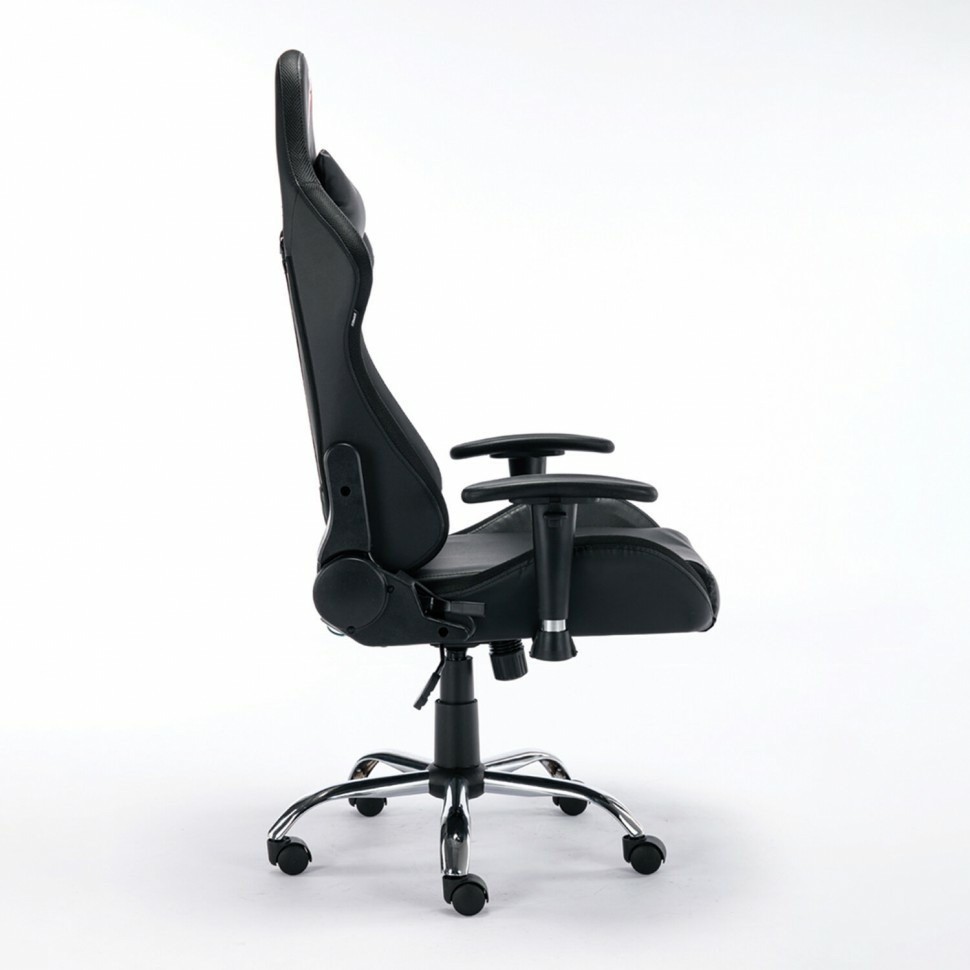 Кресло компьютерное BRABIX Lumen GM-150 RGB подсветка экокожа черное 532801 (94675)