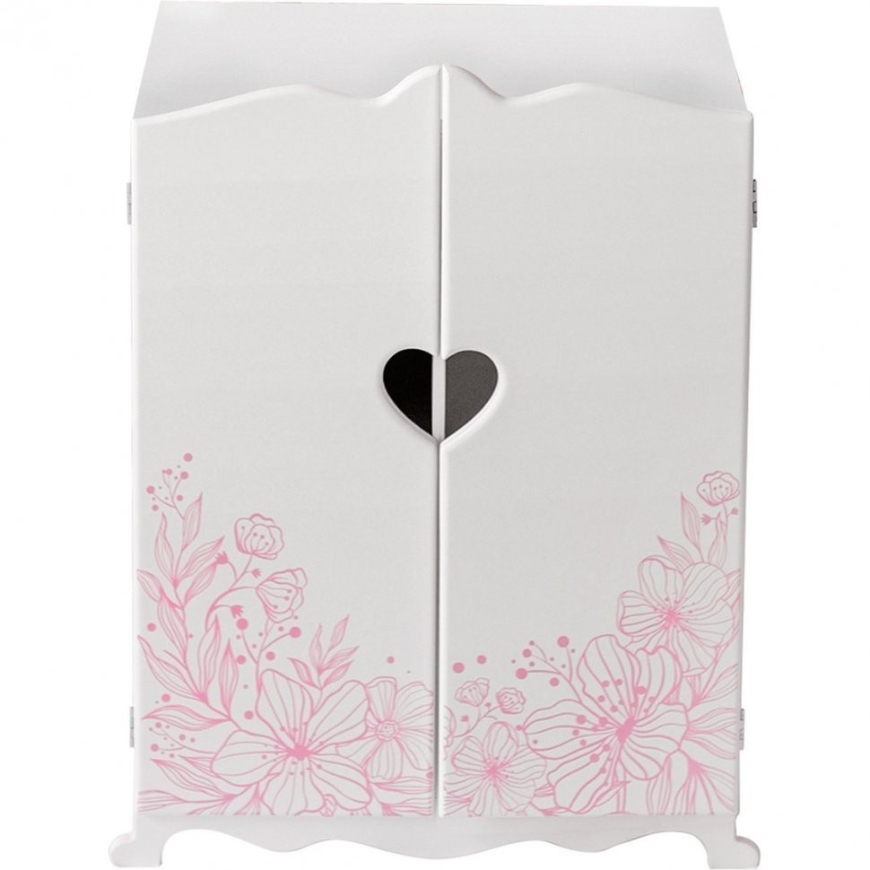 Шкаф для кукол, цвет: белый (PFD120-59)