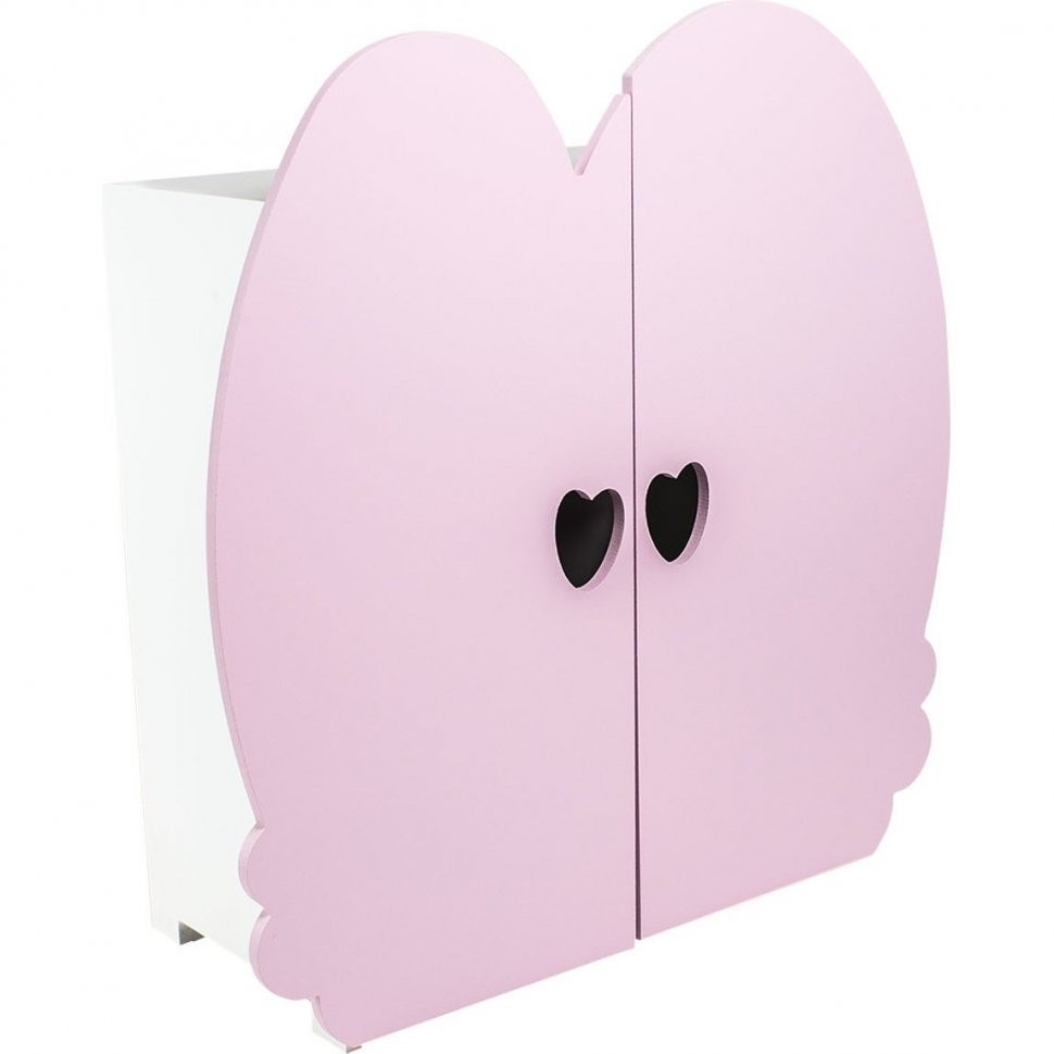 Кукольный шкаф, цвет: нежно-розовый (PFD120-25)