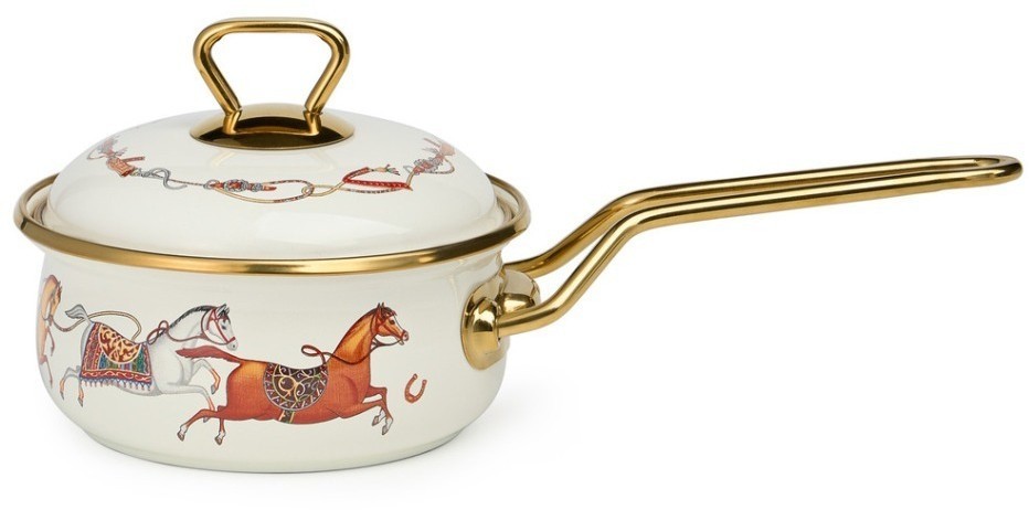 Ковш lefard эмалированный, серия passage, 14см/0,9л d=14 см  длина=31см подходит для индукцион.плит (950-650)