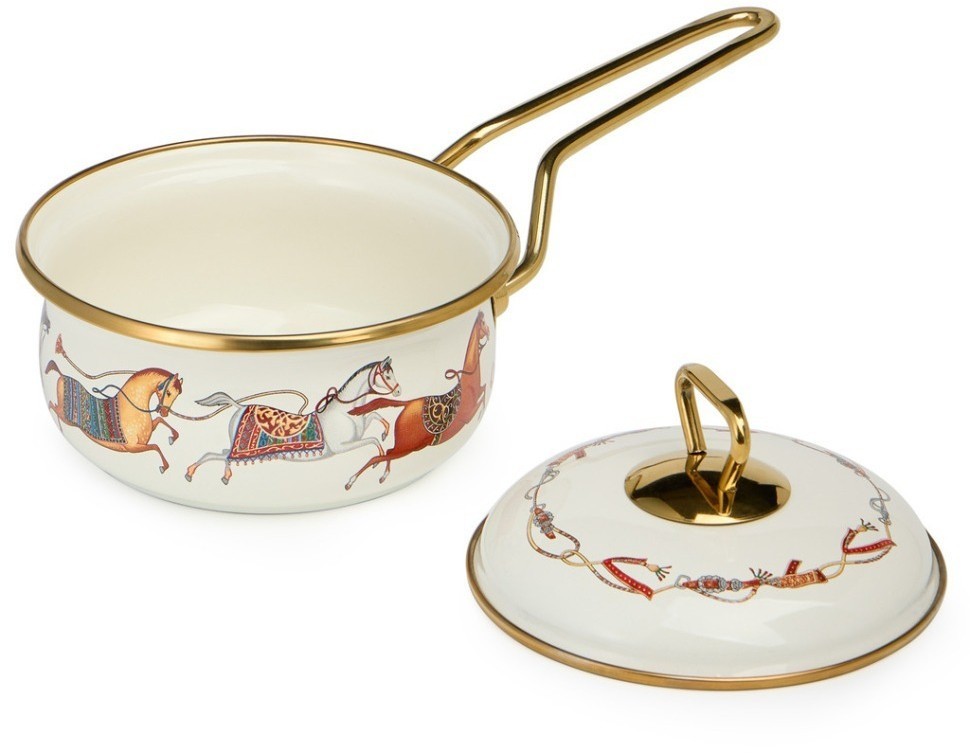 Ковш lefard эмалированный, серия passage, 14см/0,9л d=14 см  длина=31см подходит для индукцион.плит (950-650)