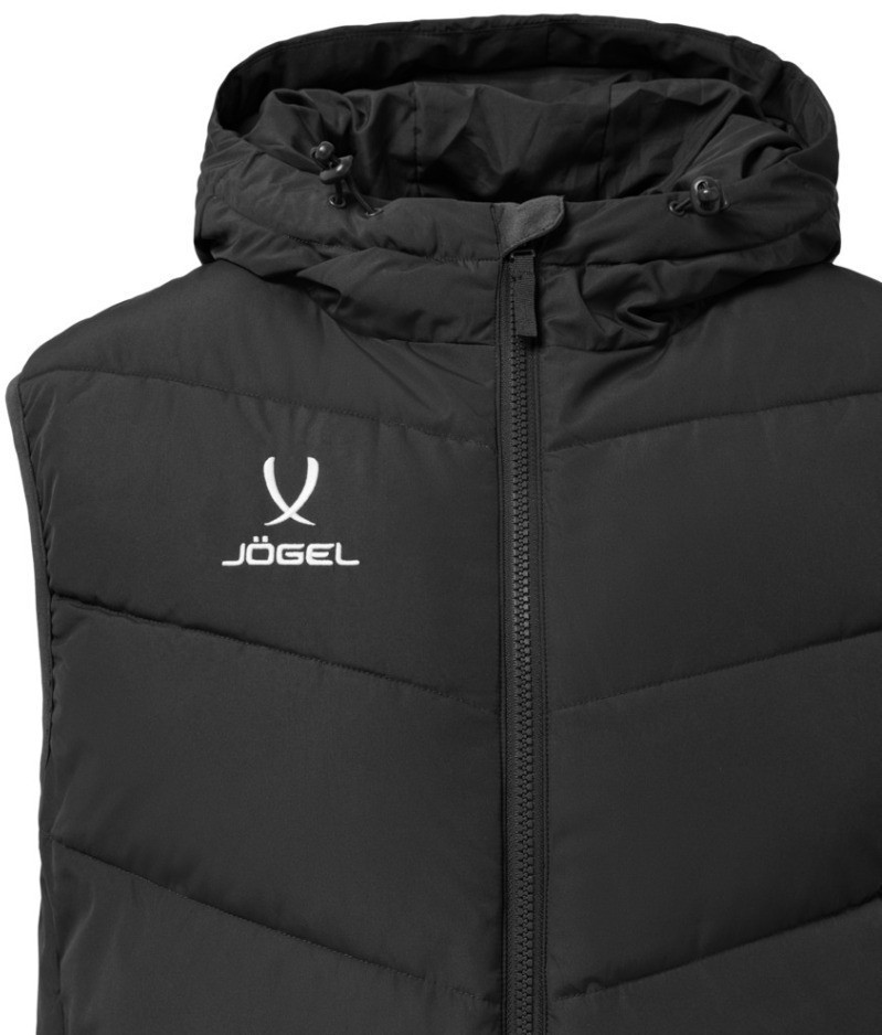 Жилет утепленный c капюшоном JOGEL ESSENTIAL PerFormPROOF Padded Hooded Vest, черный (2126160)