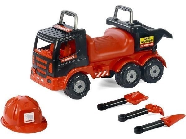 Автомобиль-каталка + каска + совок №23 + грабли №23 + лопата №23 (57082_PLS)