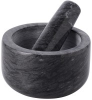 Ступка marm, 12,7х7,6 см, черный мрамор (79566)