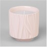 Свеча ароматическая 8.6*8.6*8.2см цвет: пудровый Lefard (374-126)