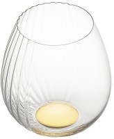 Набор бокалов для вина alice в подарочной упаковке, 610 мл, золотистые, 2 шт. (76598)