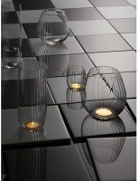 Набор бокалов для вина alice в подарочной упаковке, 610 мл, золотистые, 2 шт. (76598)