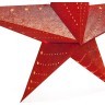 Led-светильник подвесной star 60 см., красный (63092)