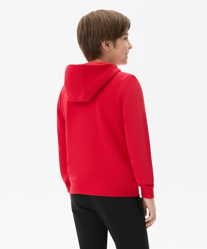 Худи на молнии JOGEL ESSENTIAL Cotton FZ Hoodie, красный, детский (2121926)