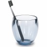 Стакан для зубных щеток droplet, синий, акрил (67660)