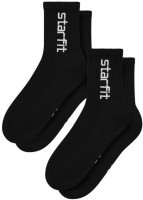 Носки спортивные STARFIT Crew, черный, р. 35-38, 2 пары (2126341)