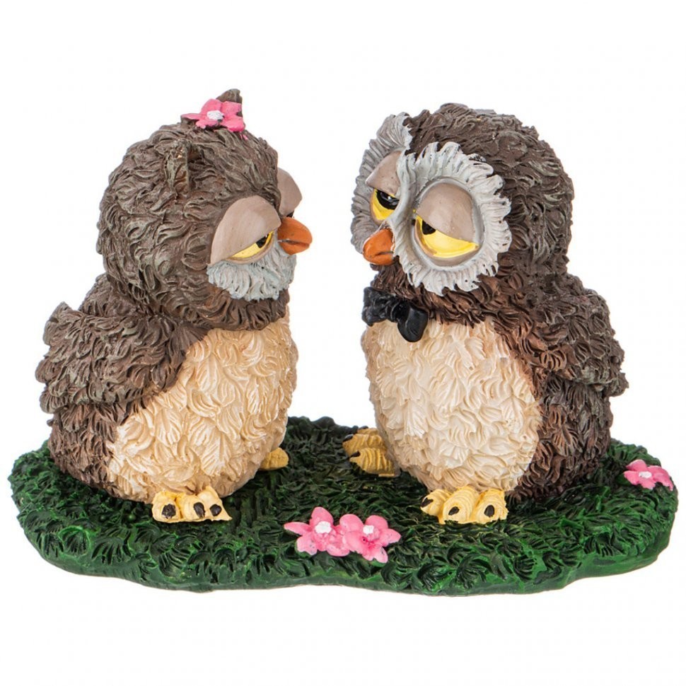 Фигурка "совята итри" 12,5*6,5 см. высота=8 см. Lefard (537-419)