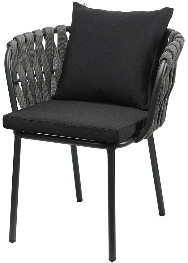 Стул braid, серый/черный (77581)