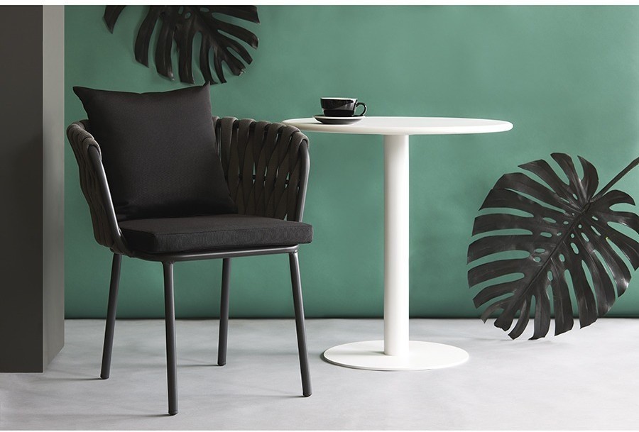 Стул braid, серый/черный (77581)