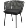 Стул braid, серый/черный (77581)