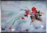 Картина Ракушка с кристаллами Swarovski (1256)