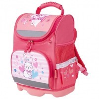 Ранец для девочек Юнландия Wise Bunny 16 л 229945 (76568)