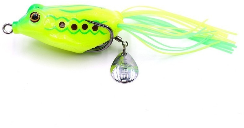 Лягушка-незацепляйка Namazu FROG с лепестком, 55 мм, 10 г, цвет 02, YR Hooks (BN)#1 N-FP55-10-02 (87614)