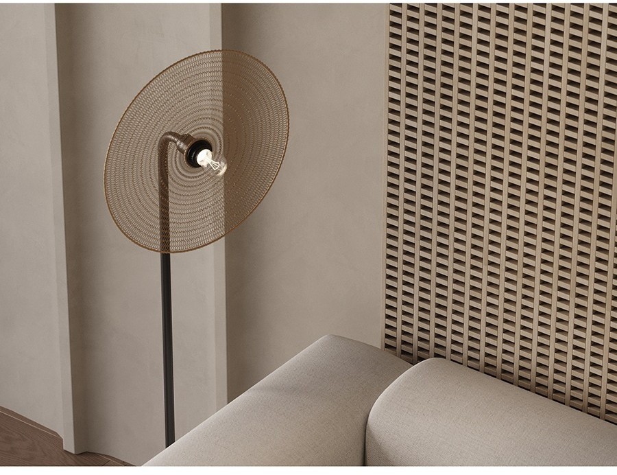 Торшер vinger, 143 см, бежевый (76220)