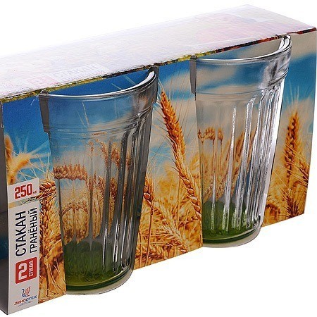 Набор стаканов 6 предметов 250мл (Микс) (785-2-Н9)