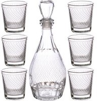 Набор для вина 7пр.&quot;Онда&quot; графин+6 стаканов &quot; (1231-Г)