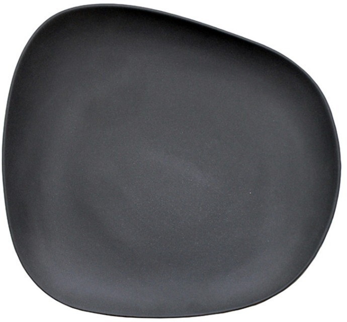 Тарелка 11026C, фарфор, MATT BLACK, Cookplay