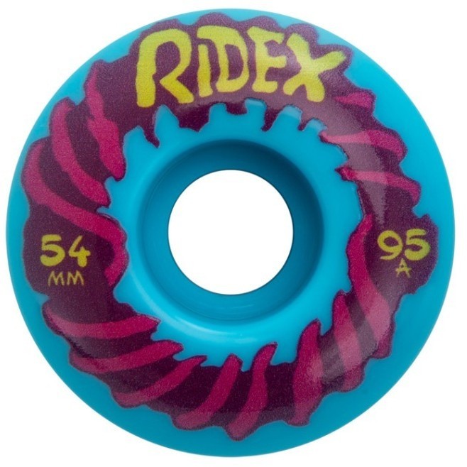 Комплект колес для скейтборда 54x32 мм, 95A, голубой (2111124)