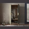 Шкаф малый двухстворчатый Line R24/browngrey-ET