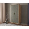 Шкаф малый двухстворчатый Line R24/browngrey-ET