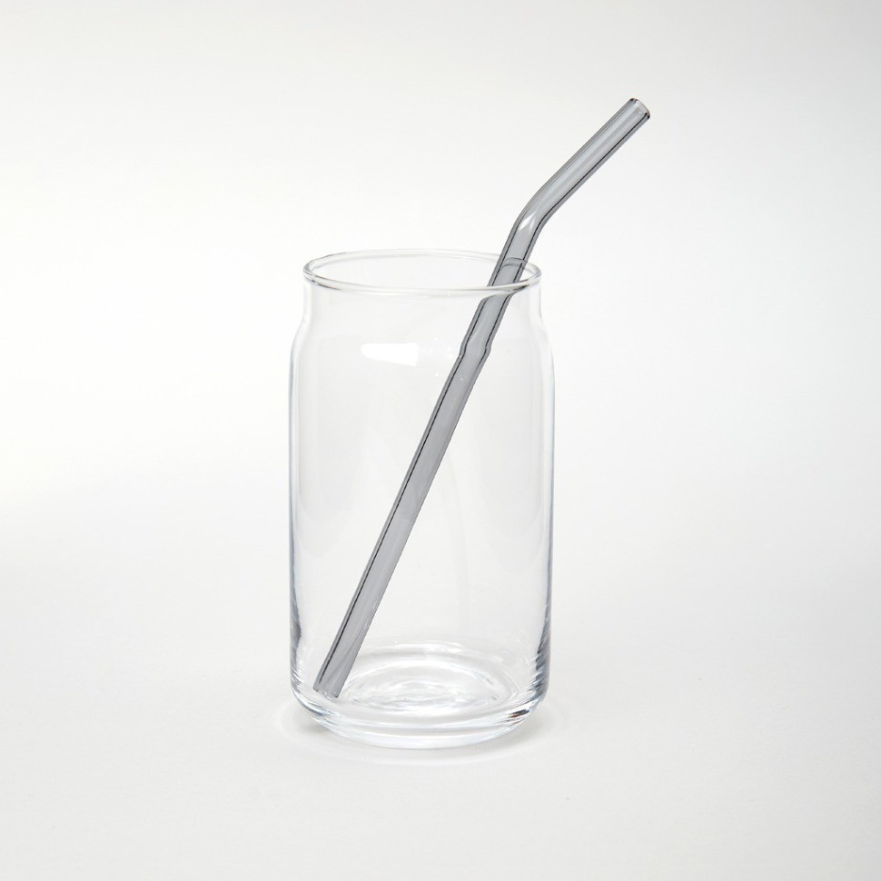 Набор стаканов из 2-х шт. со стекл. трубочками 495 мл Agness (887-290)