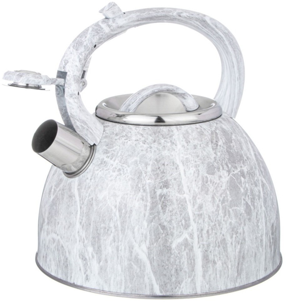 Чайник agness со свистком 2,5 л, индукцион. дно (907-261)