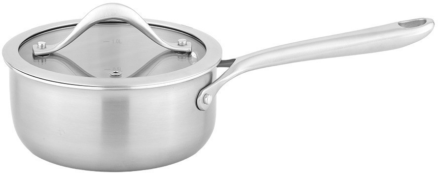 Ковш с крышкой 3ply etalon, D16 см, 1,4 л (77006)