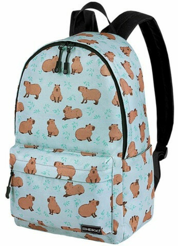 Рюкзак HEIKKI POSITIVE (ХЕЙКИ) универсальный карман-антивор Capybara 42х28х14 см 272548 (96908)