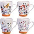 Набор кружек 340 мл 4 шт Полевые цветы LORAINE (31226-Н1)