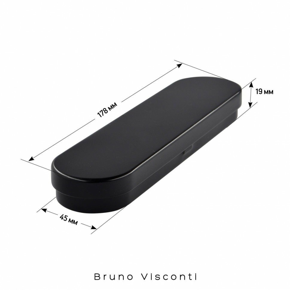 Ручка подарочная шариковая Bruno Visconti "Milano" корп. черный 1 мм синяя 20-0224/01 144189 (89451)