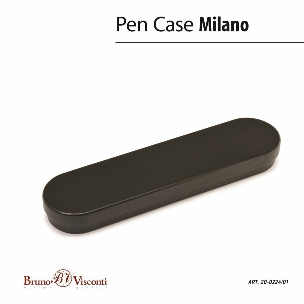 Ручка подарочная шариковая Bruno Visconti "Milano" корп. черный 1 мм синяя 20-0224/01 144189 (89451)