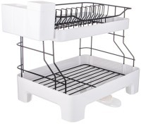 Сушилка для посуды 2-х ярусная, цвет: белый LIMON (166-181)