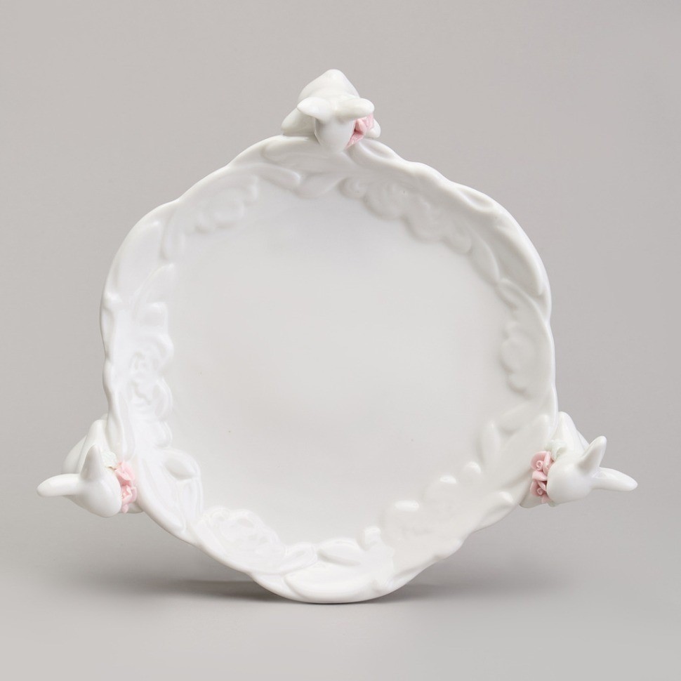 Блюдо сервировочное "кролики" 21,5х21,5х6 см Lefard (146-2163)